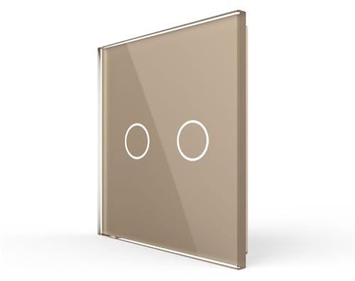 Livolo - Interruptor de luz táctil de cristal, interruptor inalámbrico, enchufe de pared, sensor de pared, enchufe de red, satélite TV (marco: VL-C7-C2-13)