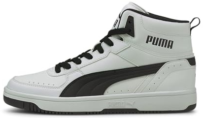 PUMA Unisex Puma Rebound JOY Sneakers, Puma White-Puma Black, 43 EU