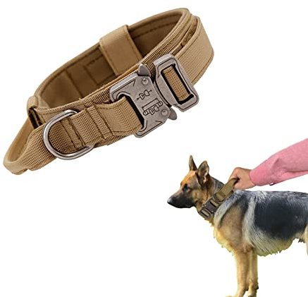Hundehalsband Große Hunde, Halsband Hund mit Verstellbarem Griff ist für das Training Mittlerer und Großer Hunde Geeignet. (Große L)