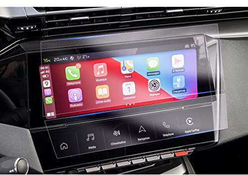 GAFAT [Lot de 4] Compatible avec Peugeot 308 408 SW GT Line 2021-2025 2026 Film de Protection d'Écran pour i-Cockpit + i-Toggles, Nano Film pour Peugeot 308 Accessoires Touchscreen, 6H Anti-rayures