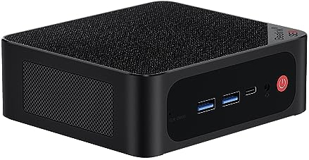 Beelink SER5 Pro Mini PC, AMD Ryzen 7 5825U, 8 Kerne, 16 Threads bis zu 4.5GHz, 16GB DDR4 RAM 500GB NVMe SSD, 4K Triple Display Mini Computer Windows 11 Pro, HDMI/DP/Type-C, BT5.2, WiFi6, 2.5G LAN