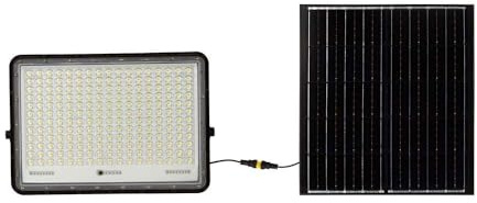 V-TAC Kit pannello solare con proiettore 2600 lumen 4000K 3metri di cavo batteria sostituibile VT-240W - 7830