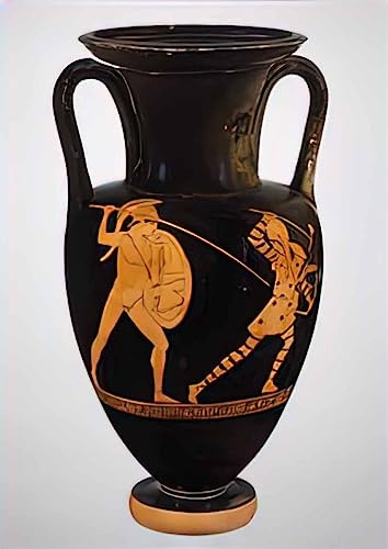 Ancient Greek Photo A4 terracotta nolan neck amphora jar 430
