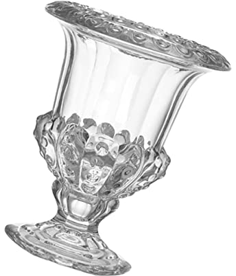 Abaodam 1stück Transparente Glasvase Und Kerzenhalter Kreative Tischdekoration Für Blumen Und Kerzen Retro-Stil Für Hochzeiten Und Heimdekoration Großes Design Langlebig Und Praktisch