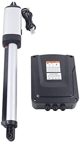 XUEMANSHOP Drehtorantrieb, 300KG Elektrisch Torantrieb mit 2 Fernbedienungen, Automatischer Torantrieb Toröffner Automatik, Motorhub 385mm, Einzelflügeltor Torantrieb, IP44