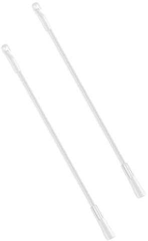 ABOOFAN 2stücke Ersatzstab Für Jalousien Transparent Mit Haken Ersatzstäbe Für Vertikale Jalousien Vorhang-kippstab Für Jalousieöffner Für Blind-stick