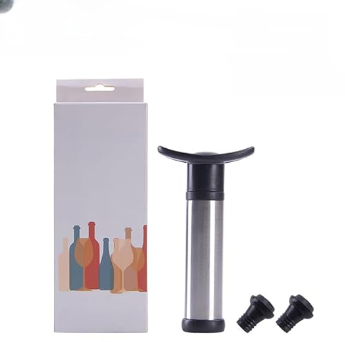 Pompa per vuoto bottiglie di vino, accessori vino rosso, set sigillante pompa protezione rallentare l'ossidazione e richiudere vini rossi bianchi non finiti