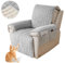 JABNOW Funda Sillon Antideslizante, Fundas para Sofá Reclinable con Bolsillos y Elástico, Funda Sofa Individual a Prueba de Polvoy Lavable Antiarañazos y Antisuciedad para Casa con Niños y Mascotas