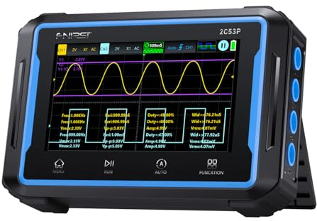 2C53P 3-IN-1 Dual Channel Tablet Oscilloscope Multimeter Function Generator