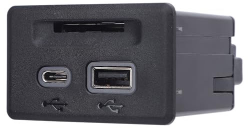 Syrisora Adaptador auxiliar USB para consola central, adaptador de enchufe auxiliar para consola USB, adaptador auxiliar hembra 13525431 Plug and Play, resistente para CT6 XT4 XT6 XTS