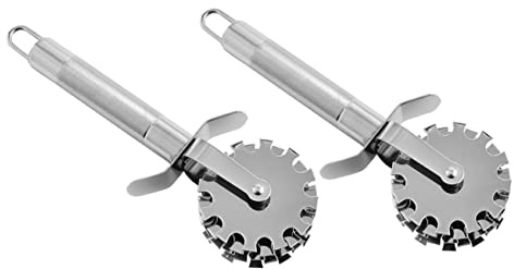 Healifty 2pcs Stainless Steel Meat Tenderizer Rolling Tool for Kitchen Efficient Meat Tenderizing Needle for Beef Pork and More Easy to Use and Clean
