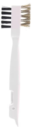 VALICLUD Gas Stove Cleaning Brush Durable Crevice Scrub Brush for Cooktop Stovetop Oil Stain Removal Easy Grip Kitchen Utensil Cleaner
