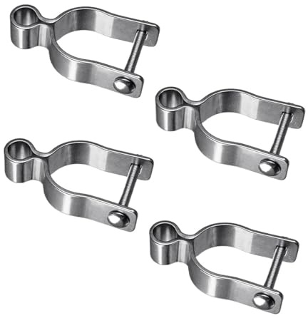 Galvanized Steel Post Hinges 4 Pcs 58 Pintle Chain Link Fence Gate Compatible with 138 Inch Posts