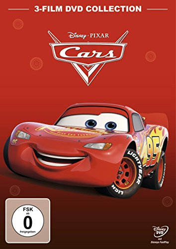 Cars 1-3,3 DVDs: Cars / Cars 2 / Cars 3: Evolution