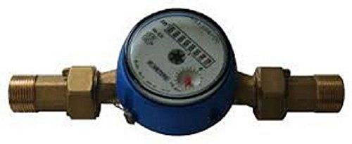 B METERS GSD8 Residential Water Meter 1/2 Inch Q3-2.5 L110 AFS 30°C M/M 3/4 Inch