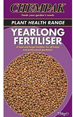 Chempak Yearlong Fertiliser All Purpose Long-Term Plant Feed 12 x 750g by Thompson and Morgan