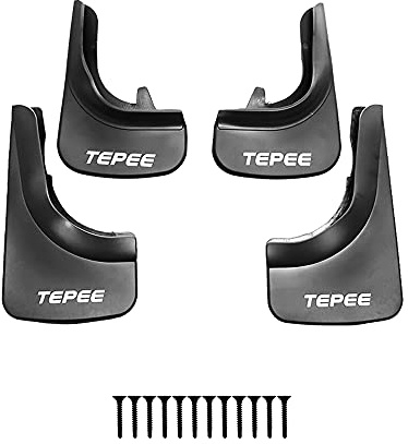 RE&AR Tuning Paraspruzzi per Peugeot Partner Tepee Parafanghi anteriore + posteriore 4 pezzi KIT