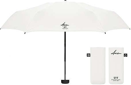 AMBRA Sturmfester Mini Reise-Regenschirm mit UV-Schutz