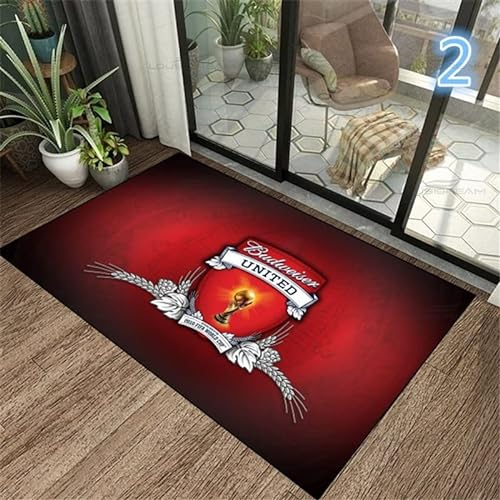 bailongma Motif De Bière Tapis Décoratif en Flanelle Bar Moderne Salon Salon Tapis De Sol Tapis De Chambre B792 140×200CM