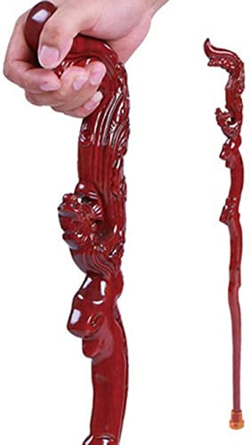 Krücken-Gehstock aus Naturholz mit Wurzelkopf, geschnitzter Handgriff, geschnitzter Gehstock, handgeschnitztes Design, Geh-/Wanderstöcke aus Holz für Männer und Frauen, hergestellt in China Journey