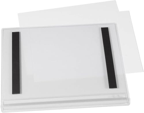 Durable Plakattasche wasserdicht A5, Magnetische Infotasche, 5 Stück | UV-stabilisierte Dokumentenhülle, IPX5 Schutz vor Nässe & Schmutz, Haftkraft 0,95N/cm², Hoch- & Querformat, Made in Poland