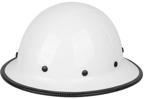 GREEN DEVIL Schutzhelm aus Fiberglas, Vollkrempe, OSHA & ANSI-bewertet, für Herren, mit Krempenschutz