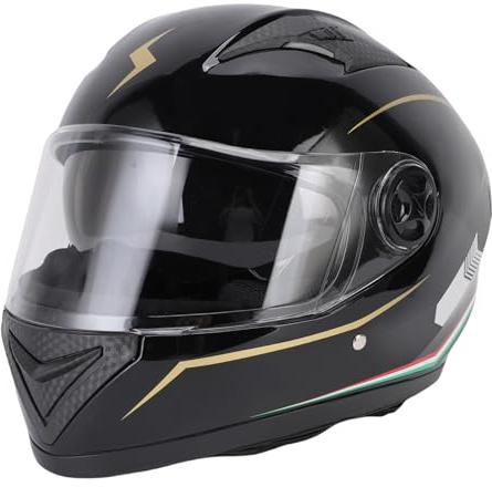 Shkalacar caschi motociclista con scaldacollo rimovibile, fodera interna traspirante e confortevole, casco integrale per uomini e donne in bicicletta