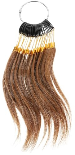 GATHINESS Nuancier de Test de Couleur de Cheveux Naturels en 30 Pièces, Mèches Légères et Faciles à Transporter pour Salon de Coiffure et Formation Coloration