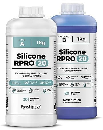 Reschimica Silicone per Stampi Media Durezza R PRO 20 (2 kg) Atossico