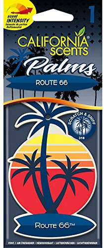 California Scents Palms Lufterfrischer Route 66, 1 Stück