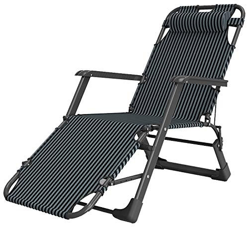 SUNMME Liegestuhl Sonnenliege, Garten-Zero-Gravity-Stuhl, extra breit, Verstellbarer Liegestuhl, Zero-Gravity-Stühle, Oxford-Stoff, bequem und atmungsaktiv, für Terrasse, Strand, Pool (#1 A)