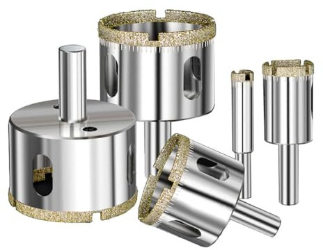 Juego de brocas para azulejos de 3-200 mm, juego de baldosas recubiertas de diamante, mármol, vidrio, sierra perforadora de cerámica, brocas, accesorios de herramientas eléctricas, 165mm