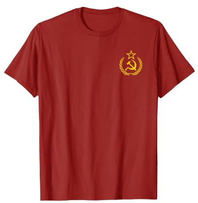 MARTELLO E CORONA DI SICKLE Unione Sovietica URSS Maglietta