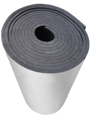 Tapis D'isolation Phonique, Isolation En Feuille D'aluminium Autocollante, Rouleau D'isolation Ignifuge De 5 À 30 Mm D'épaisseur, For Une Utilisation Dans Les Murs, Les Sols Et Les Toits(107.64 sqft,3