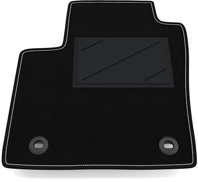 Automatte nur auf der Fahrerseite, 1 Stück, kompatibel mit Toyota C-HR 2017-2024 | 1 maßgeschneiderter Teppich