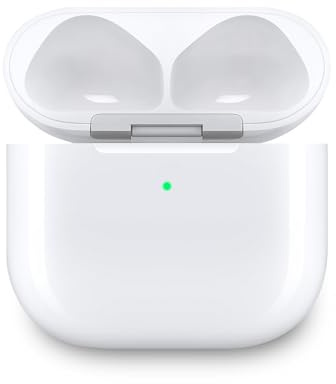 Wireless Charging Case Replacement Compatible with AirPods 4th Charging Case, 620mAh Built-in Battery for Air Pods 4 USB C Charger Case with Motion Sensor