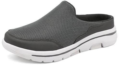 CELANDA Zuecos de Cálido para Mujer Hombre Otoño Confortable Zapatillas de Casa Mules Antideslizante Ligero Planos Zapatos Pantuflas Casual Exterior y Interior, Azul y Naranja 43 EU