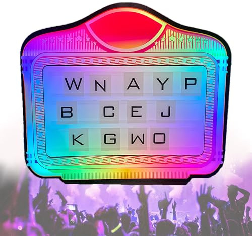 WEICNE Insegna Luminosa per Servizio Bottiglie VIP, Insegna Luminosa con Lettere E Numeri, Cartellone Pubblicitario con Lettere, per Feste Indimenticabili, Bar E Discoteche,MagicLight-A