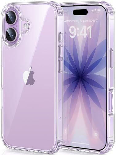 NEWTER Hülle für iPhone 17, Anti Gelb Durchsichtig Handyhülle Stoßfest Schutzhülle Case - Transparent