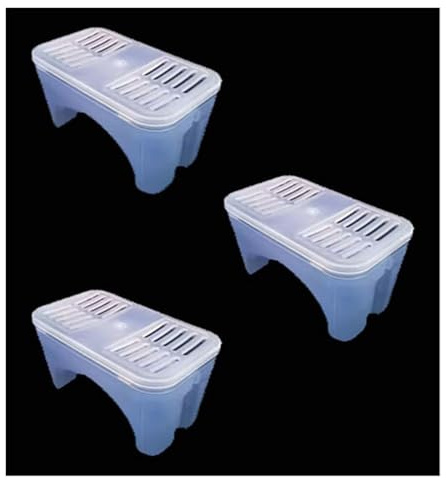 Radiateur à huile en plastique, boîte universelle d'humidification de chauffage à huile, réservoir de grande capacité sans électricité for radiateurs multi-lames 3 pièces(5.4x2.8x3.3in/13.8x7x8.5cm)