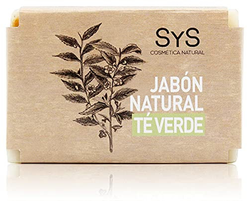 Jabón Natural Té Verde 100g Labnatur. Aceites de primera presión en frío. Antioxidante. Hidratante natural y Vegano. Limpieza Facial y Corporal.