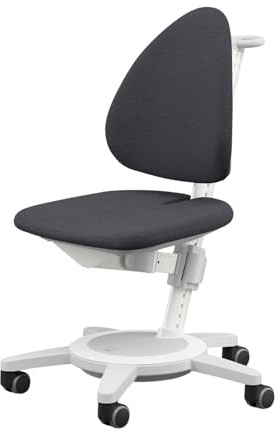 Moll Maximo Kinderschreibtischstuhl | mitwachsend & ergonomisch mit individuell Verstellbarer Sitzfläche und Rückenlehne | Drehstuhl ideal für Schulkinder | langlebig & hochwertig | Made in Germany