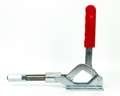 Kniehebelspanner, 454 kg Haltekraft, Type GH-303EM, 1 Stück/VE, Einstellbarer Schubstangenspanner für Montage und Fertigung im Maschinen- und Vorrichtungsbau (1, GH-303EM, 454 kg, Hub 50 mm)