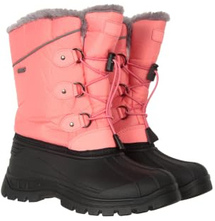 Mountain Warehouse Whistler Kids Adaptive Snow Boots Coral 4