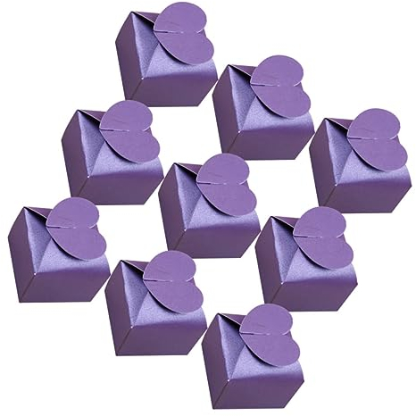 LALAFINA 50stücke Herzförmige Candy Boxen Papier Verpackung Für Hochzeiten Partys Und Für Süßigkeiten Und Kleine