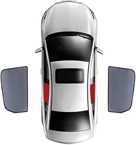 HCGLED Pare Soleil Voiture pour Audi New Q7 2016-2023, Avant Et ArrièRe Vitres latérales Pare-Soleils Privée Protège Couverture,B