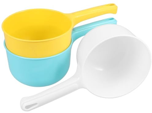 Ciieeo 3stücke Wasserschöpfkelle Mit Langem Griff Tragbar Für Küche Bad Und Camping Praktisch Und Effizient Wiederverwendbar Als Küchengerät Und Wasserschaufel