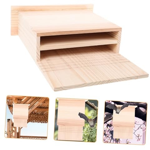 MOBUTOFU Outdoor Bat House Wetterbeständiges Fledermaushaus Für Garten Und Hinterhof Leicht Und Praktisch Für Und Naturliebhaber