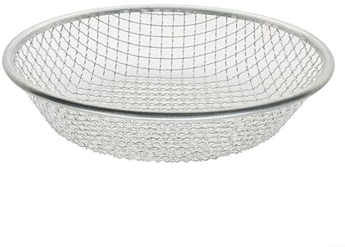 Hasaller Setaccio per terriccio da giardino, setaccio per giardinaggio e bonsai, in ferro zincato, setaccio a maglia fine per terriccio, Akadama, terreno di sabbia fine, setaccio portatile da giardino