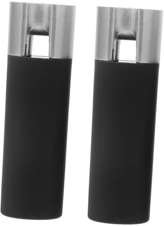 GETAJGHSD 2 Pezzi Pesi Per Tende a Per Tende Verticali Maniglie Smerigliate in Nero Per Tapparelle Da Catenella Antivento